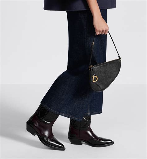 dior rodeo bag|Saddle Rodeo Pouch Black Goatskin .